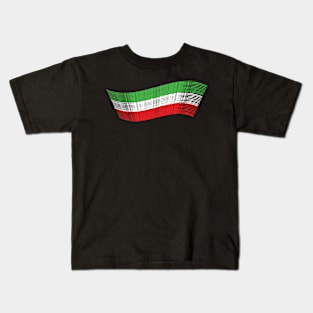 Italy Flag Design BY OverView. Kids T-Shirt